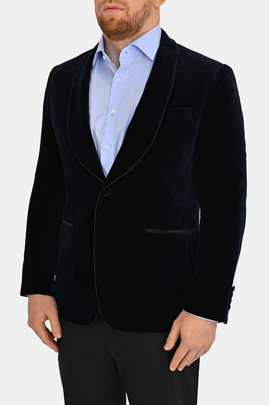 Пиджак CANALI Темно-синий Мужской 12782CU03424 Пиджак CANALI Темно-синий Мужской 12782CU03424