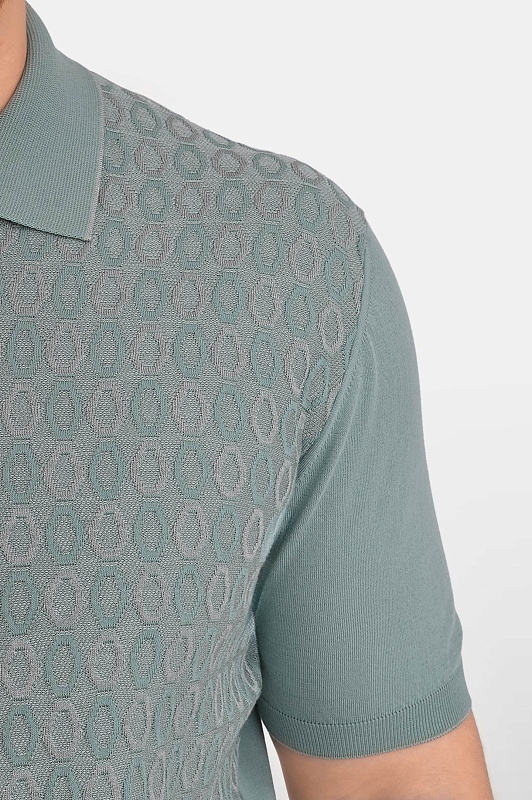 Поло STEFANO RICCI Зеленый Мужской K414015P31 F26166