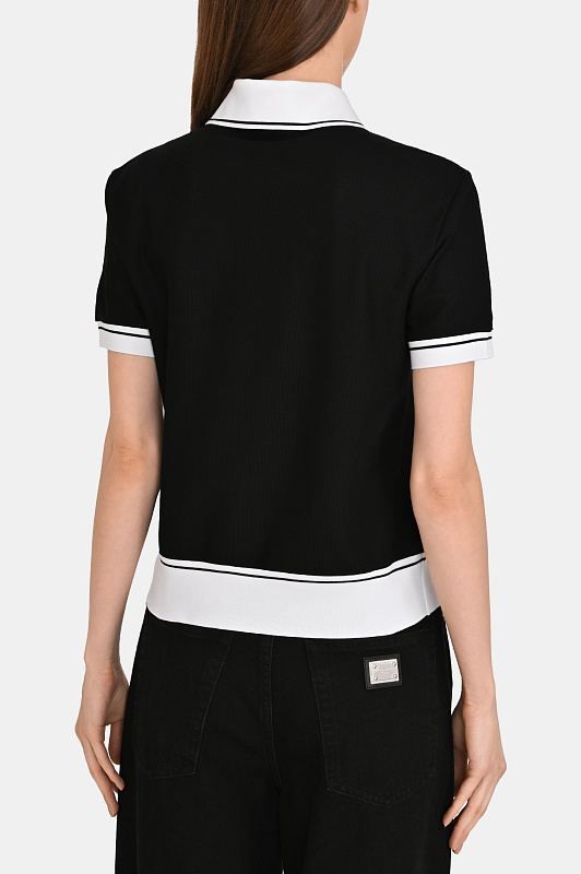 Поло DOLCE & GABBANA Черный Женский F8V33Z GDDMH Поло DOLCE & GABBANA Черный Женский F8V33Z GDDMH