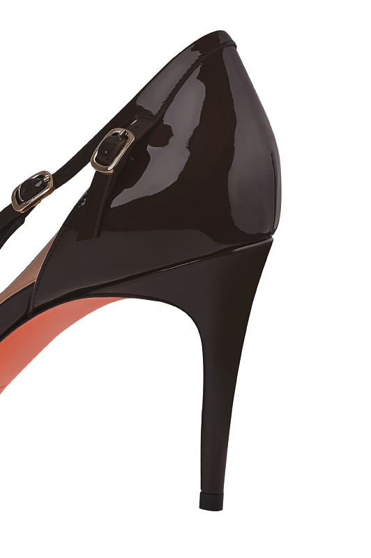 Туфли SANTONI Темно-коричневый Женский WDXG72423HIANVHD