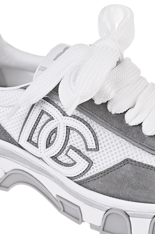 Кроссовки DOLCE & GABBANA  Серый Женский CK2403 A6N76