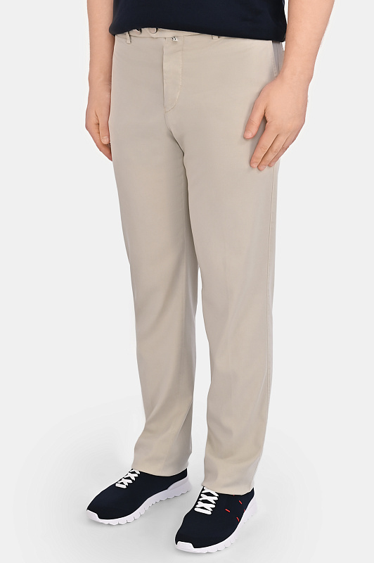 Брюки KITON Светло-бежевый Мужской UFPP79RK0606H