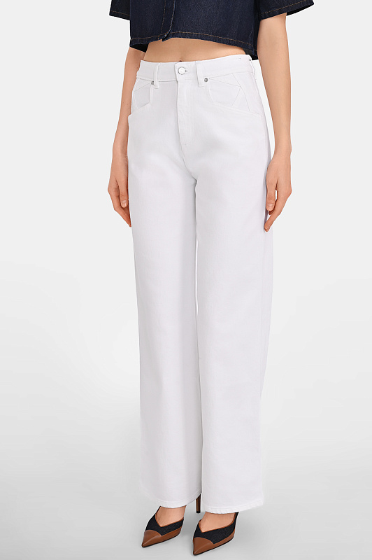 Джинсы KITON Белый Женский DJ53102K0924H0