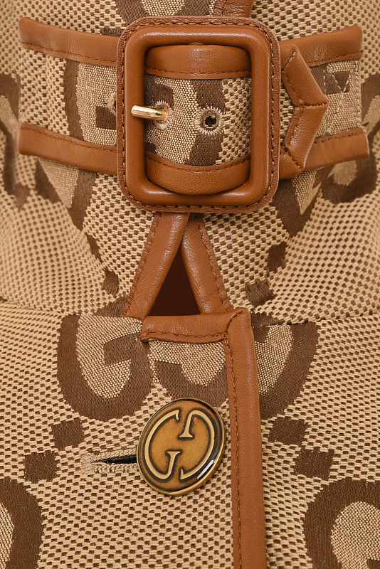 Пальто GUCCI Бежевый Женский 681388 Z8AWD