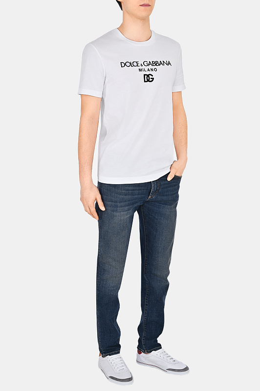 Джинсы DOLCE & GABBANA  Темно-синий Мужской GY07CD G8GW9