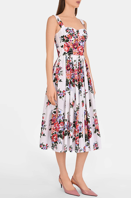 Платье DOLCE & GABBANA  Белый Женский F6TTGTHS5UU HA5ZO