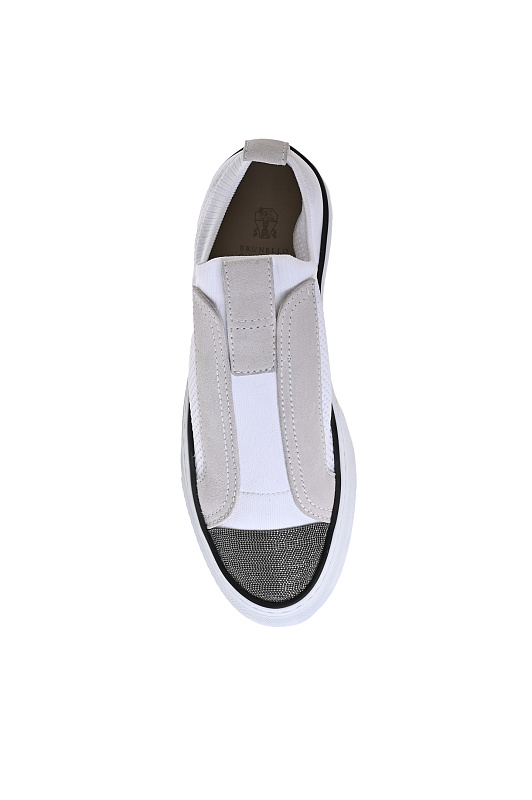 Кеды BRUNELLO  CUCINELLI Белый Женский MZ49G2940