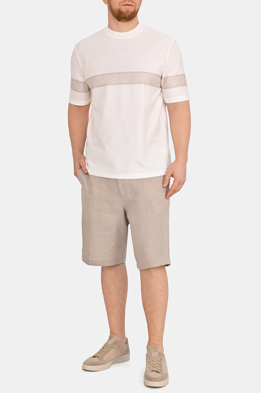 Футболка CANALI Белый Мужской T0943MJ02438