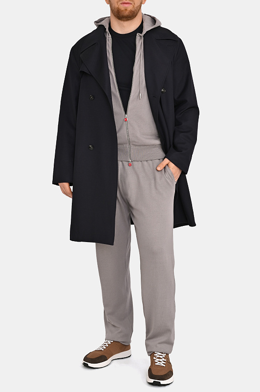 Костюм спорт KITON Серый Мужской UMK0951 Костюм спорт KITON Серый Мужской UMK0951