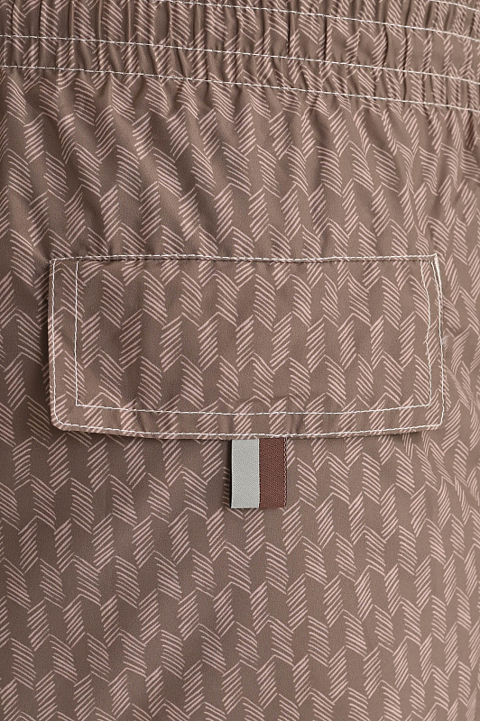 Шорты купальные CANALI Бежевый Мужской 93024UA00101