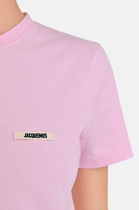 Футболка JACQUEMUS Розовый Женский TSW00550AJ00029 