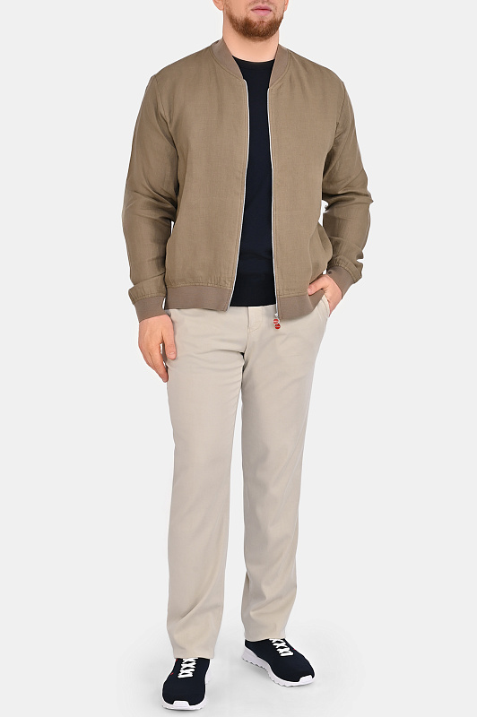 Кроссовки KITON Темно-синий Мужской USSA392N013620