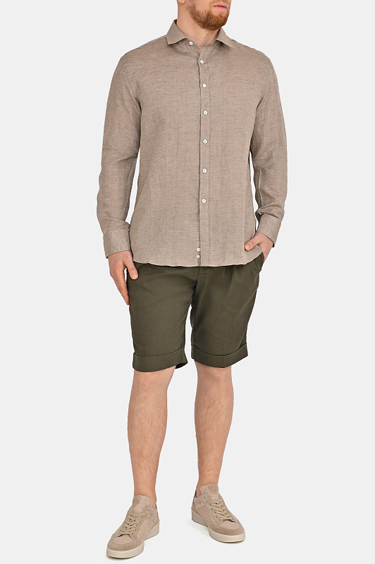 Рубашка CANALI Бежевый Мужской CSL7077GL03099