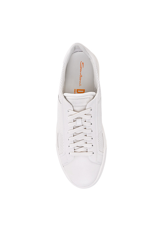 Кеды SANTONI Белый Мужской MBGG22068PNNTIFRI90 Кеды SANTONI Белый Мужской MBGG22068PNNTIFRI90