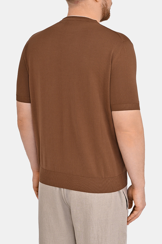 Джемпер CANALI Коричневый Мужской C1161MK02460