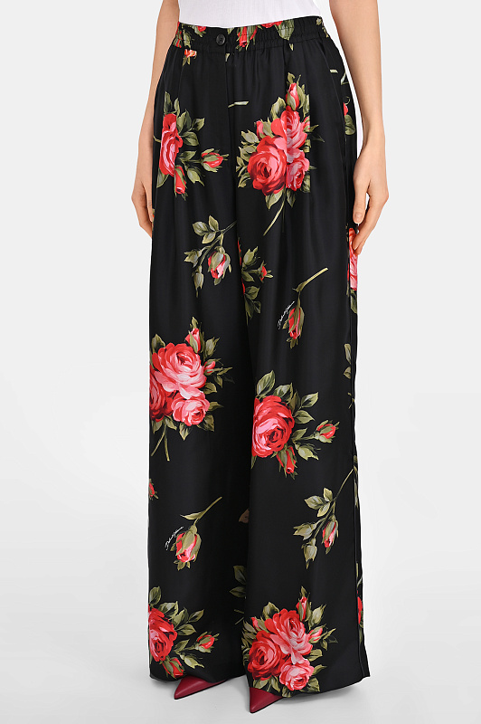 Брюки DOLCE & GABBANA  Черный Женский FTDIVTIS11G HN5ZN