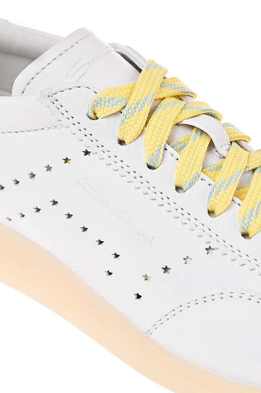 Кеды SANTONI Белый Женский WBPG61340TITTFDDI80