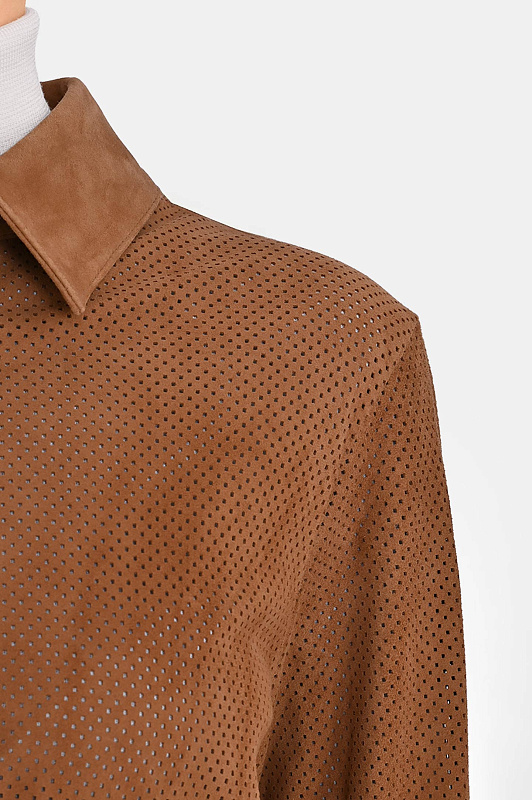 Куртка KITON Коричневый Женский D61473K0941H03001