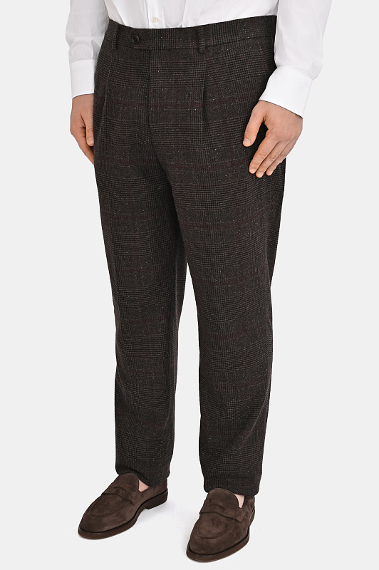Костюм BRUNELLO  CUCINELLI Темно-коричневый Мужской MV464LDTH