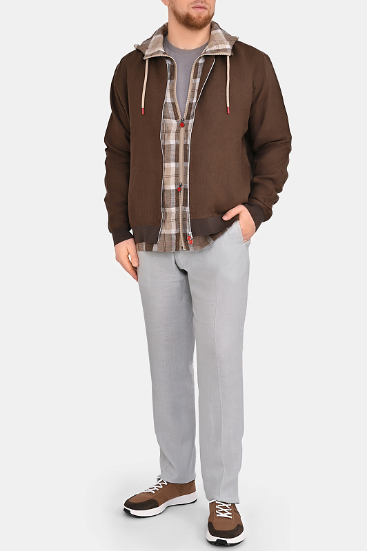 Куртка KITON Бежевый Мужской UMC010H096540