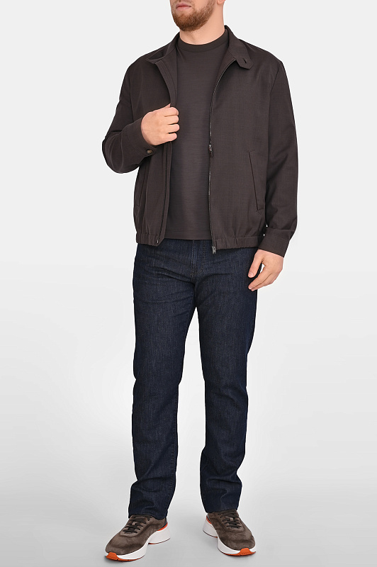 Куртка CANALI Темно-коричневый Мужской O41054SR03429