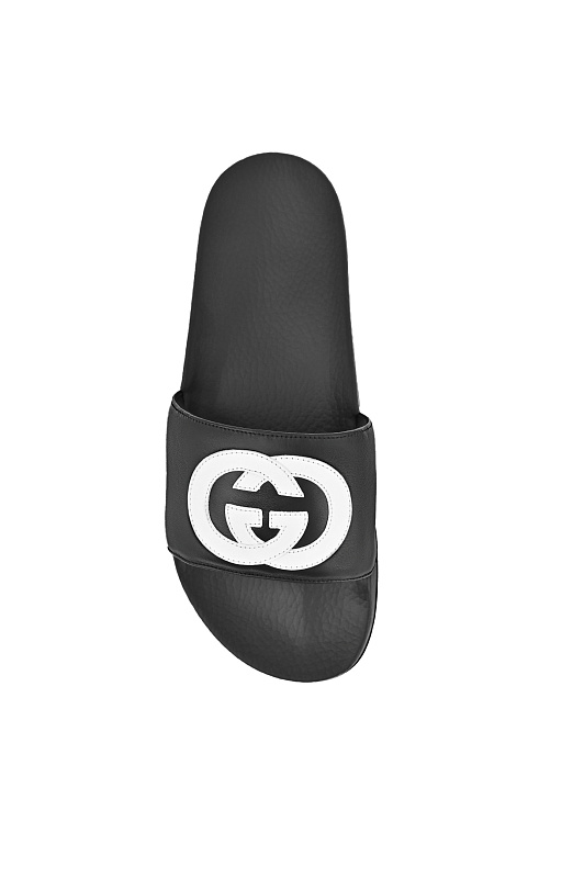 Шлепанцы GUCCI Черный Мужской 644756 0R0F0
