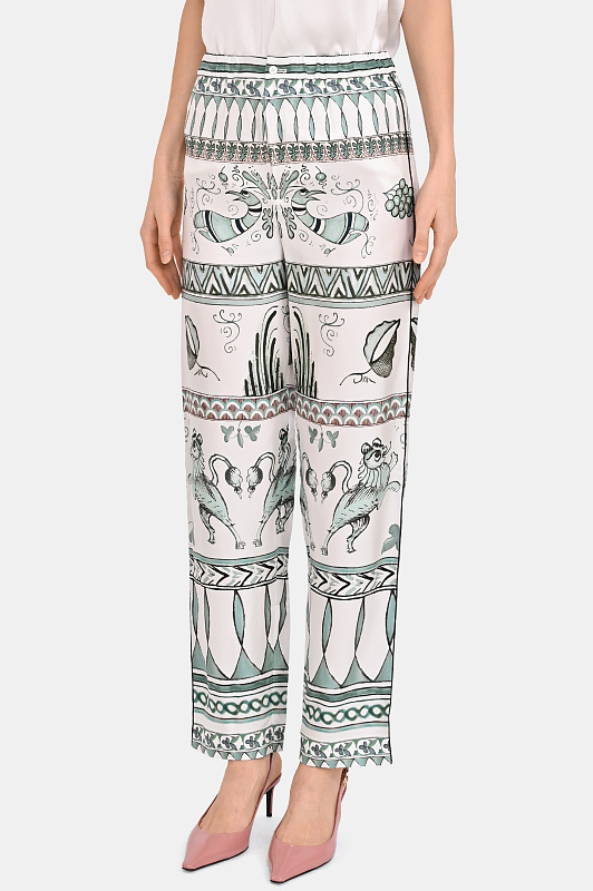 Брюки FABIANA FILIPPI  Белый Женский PAD275F835