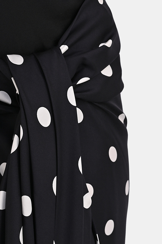 Юбка SPORTMAX Черно-белый Женский SPXGENTILE 2612101012600 Юбка SPORTMAX Черно-белый Женский SPXGENTILE 2612101012600