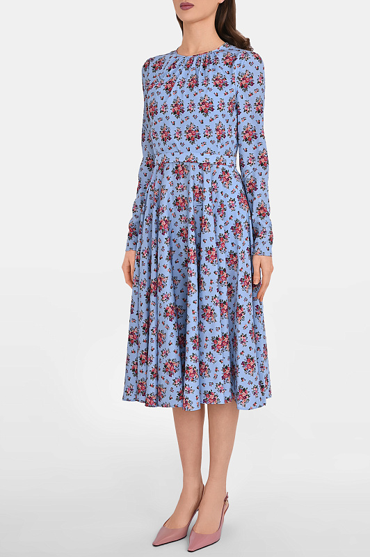 Платье DOLCE & GABBANA  Голубой Женский F60HMTFSA78