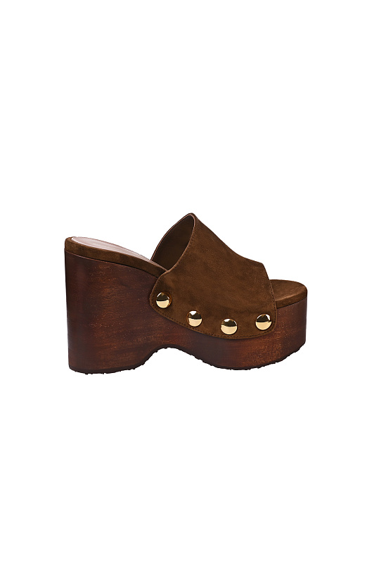 Сабо GIANVITO ROSSI Коричневый Женский G10201.60LEG.CAMTEXA Сабо GIANVITO ROSSI Коричневый Женский G10201.60LEG.CAMTEXA