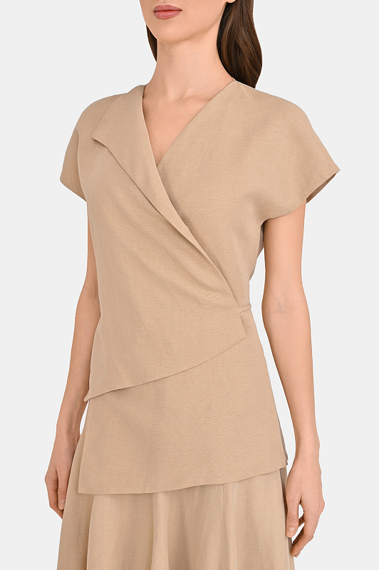 Топ FABIANA FILIPPI  Бежевый Женский TPD275F731