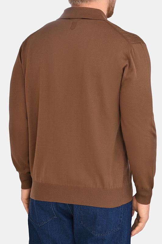Поло коричневое CANALI Коричневый Мужской MK02486 C1209 Поло коричневое CANALI Коричневый Мужской MK02486 C1209