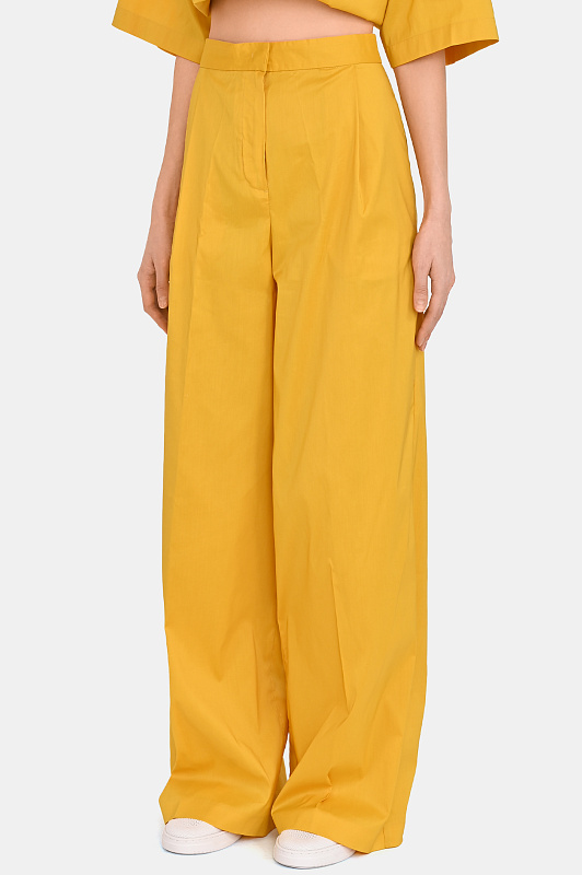 Брюки FABIANA FILIPPI  Желтый Женский PAD275F832D854