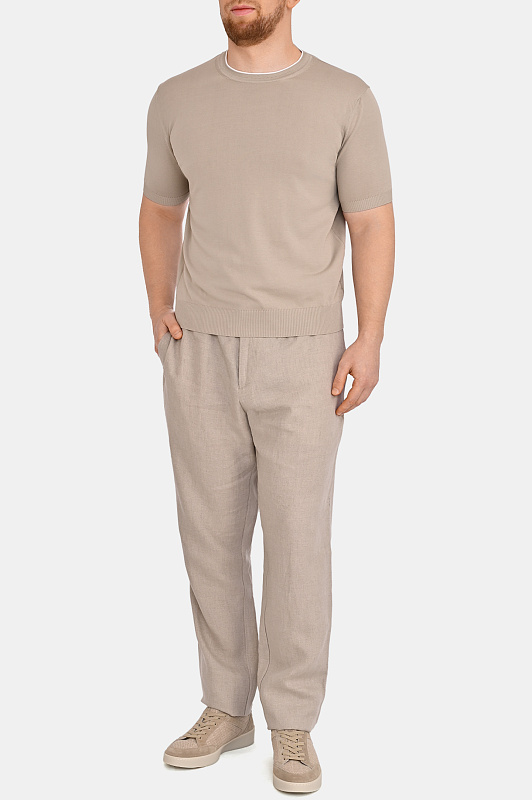 Джемпер CANALI Светло-бежевый Мужской C1161MK02460