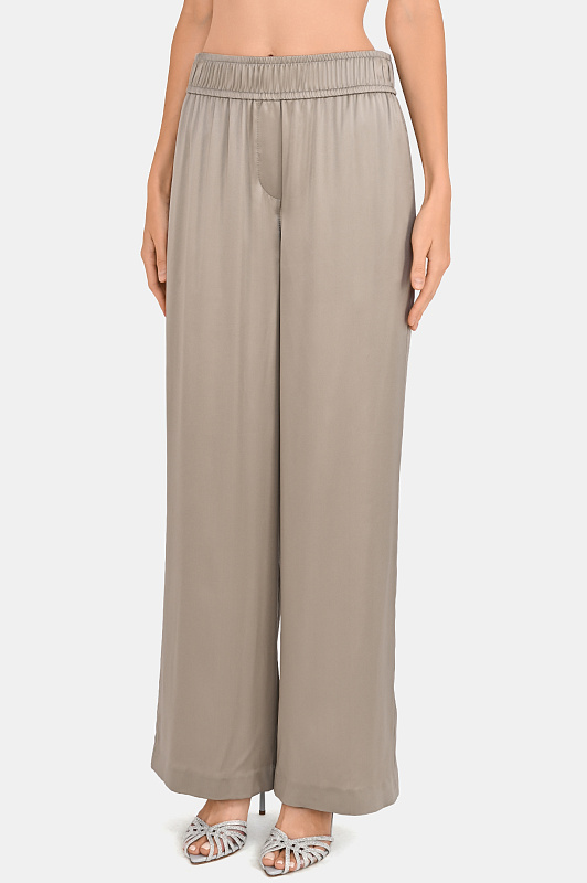 Брюки BRUNELLO  CUCINELLI Оливковый Женский M0C59P8942