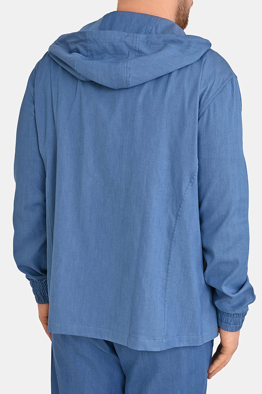 Куртка KITON Голубой Мужской UMC010H0969603