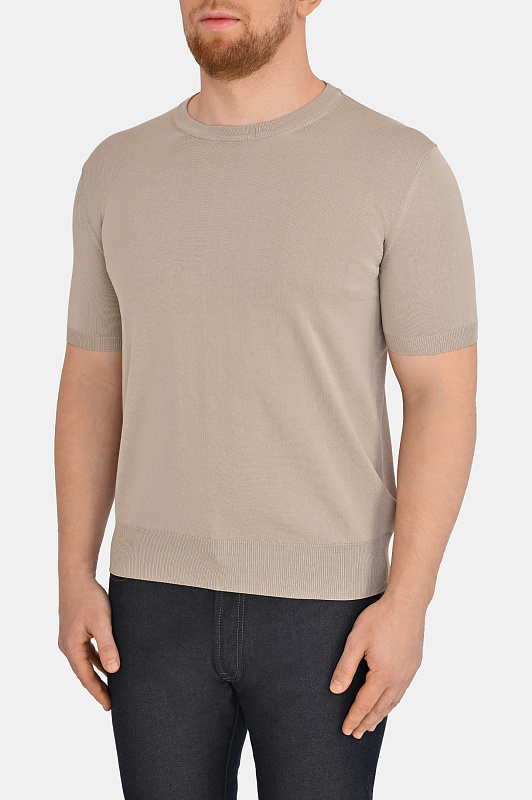 Джемпер CANALI Светло-бежевый Мужской C0719MK02459