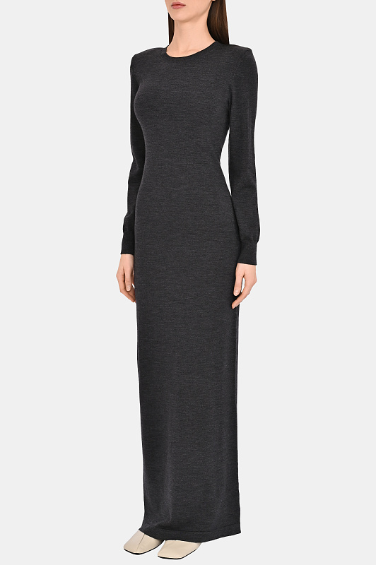 Платье P.A.R.O.S.H. Темно-серый Женский LIME25-D550920