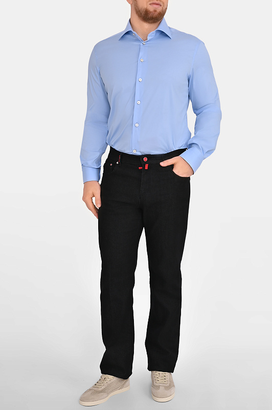 Рубашка KITON Голубой Мужской UCCH0296008 Рубашка KITON Голубой Мужской UCCH0296008