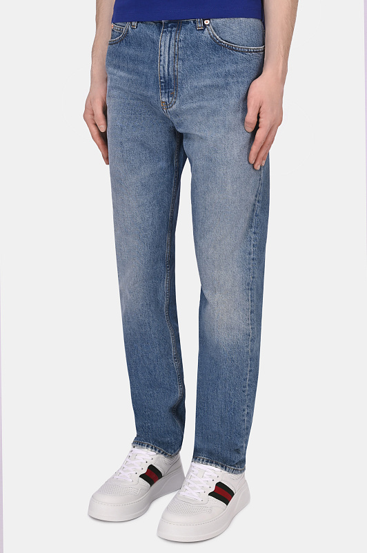 Джинсы GUCCI Синий Мужской 675701 XDBQ4
