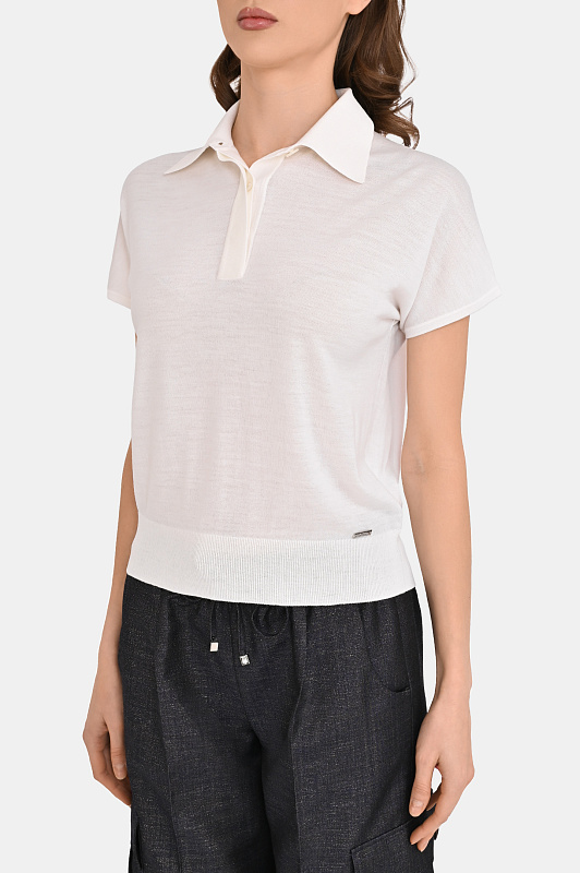 Поло KITON Белый Женский D577170