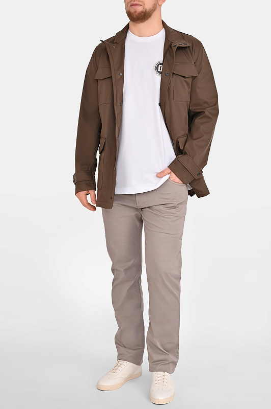 Куртка KITON Коричневый Мужской UW2317V0824H07003