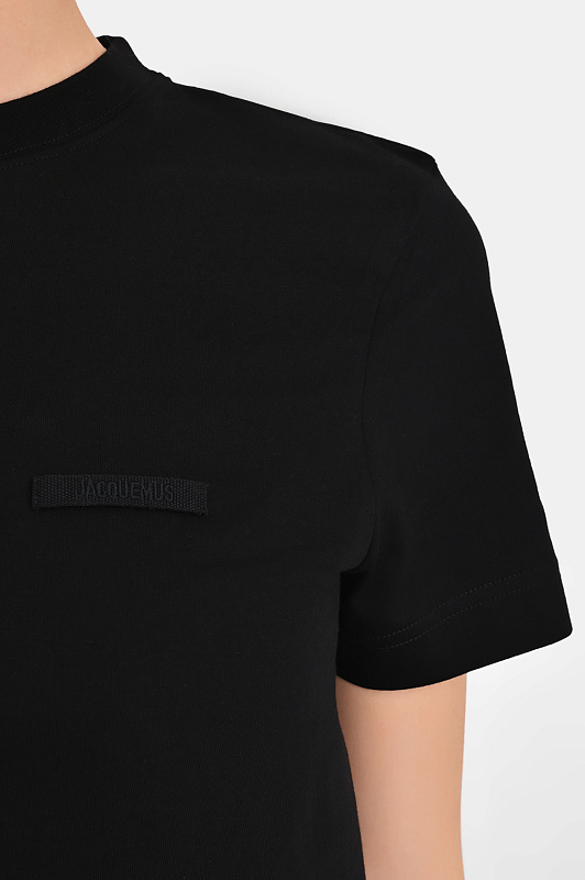 Футболка JACQUEMUS Черный Женский TSW00550AJ00029 