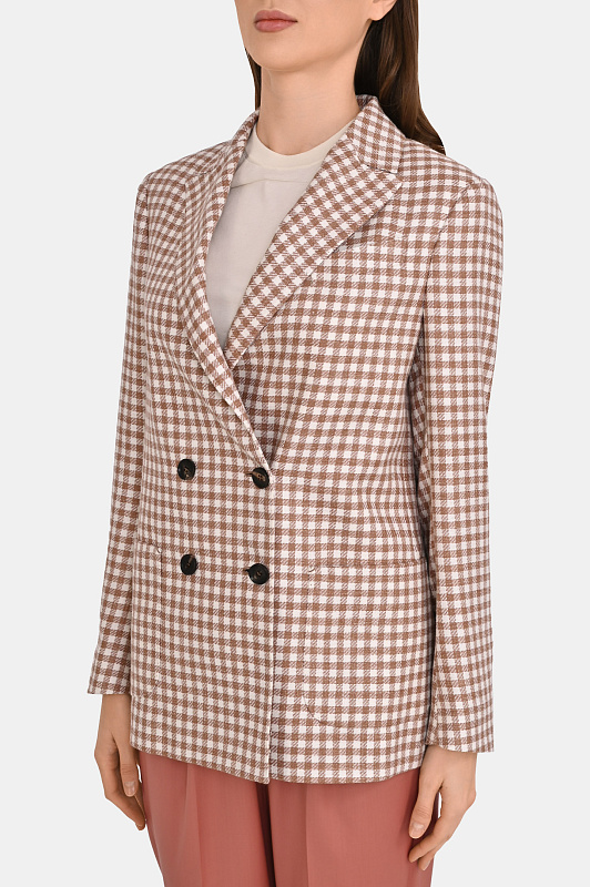 Жакет KITON Коричневый Женский D54507K0615G3 Жакет KITON Коричневый Женский D54507K0615G3
