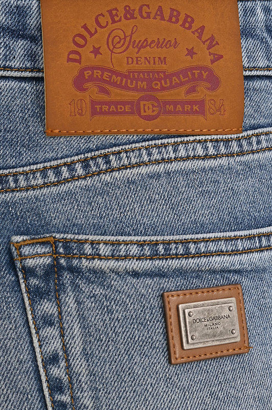 Джинсы DOLCE & GABBANA  Голубой Женский FTC67D G8OC7