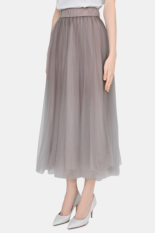 Юбка FABIANA FILIPPI  Серый Женский GND222W418H127