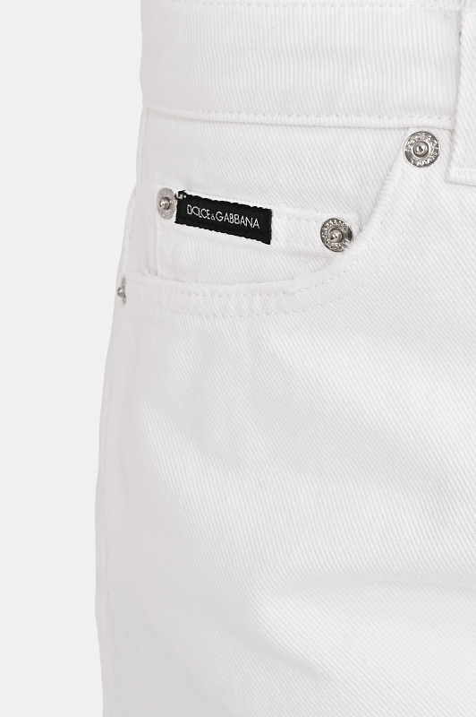 Шорты DOLCE & GABBANA  Белый Женский FTC7DD G8OT6