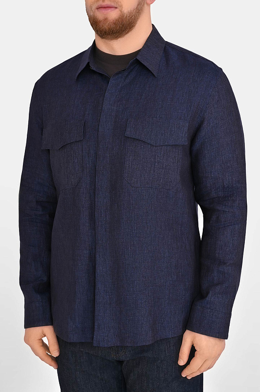 Куртка CANALI Темно-синий Мужской 31021AE05958