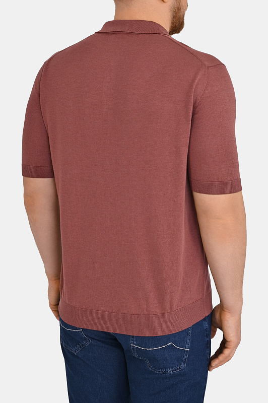 Поло CASTANGIA Бордовый Мужской DBPZ1-S26