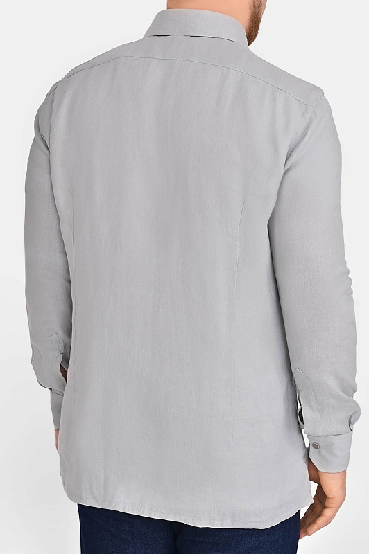 Рубашка KITON Серый Мужской UMCNERHH09690